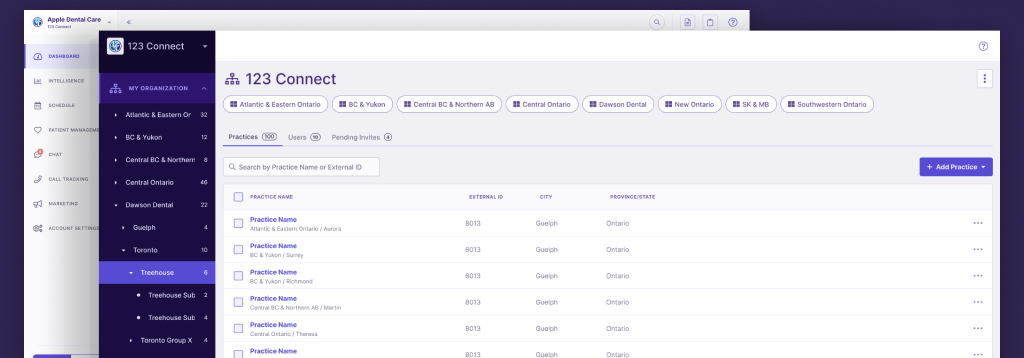 CareCru Enterprise Management - user permissions